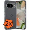 Image de Hoes - 2 Stuks - Geschikt voor Google Pixel 10 - Sterk & Shockproof - Case Siliconen - Back Cover - Telefoon Hoes - Transparant