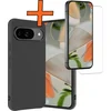 Image de Hoes - Met Screenprotector - Geschikt voor Google Pixel 10 - Sterk & Shockproof - Back Cover - Siliconen Case - Telefoon Hoes - Zwart