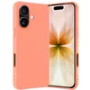 Image de Hoes - Geschikt voor Apple iPhone 17 - Sterk & Shockproof - Hoesje Cover - Siliconen Case - Perzik