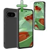 Image de Hoesje Met Screenprotector - Geschikt voor Google Pixel 10 - Sterk & Shockproof - Back Cover - Siliconen Case - Telefoon Hoes - Zwart