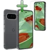 Image de Hoesje Met Screenprotector - Geschikt voor Google Pixel 10 Pro - Sterk & Shockproof - Back Cover - Siliconen Case - Telefoon Hoes - Transparant