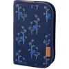 Image de Fresk Gevulde etui voor kinderen - Jongens - Pennenzak voor onderweg of op school - Met potloden, gom en liniaal - Schoolspullen - Blauw - Monkey