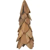 Image de vidaXL - Kerstboom - met - standaard - Bruin - 51 - cm - Massief - teakhout