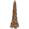 Image de vidaXL - Kerstboom - met - standaard - Bruin - 111 - cm - Massief - teakhout