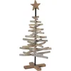 Image de vidaXL - Kerstboom - Bruin - 90 - cm - Massief - teakhout