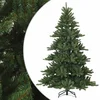Image de vidaXL - Kunstmatige - Hinged - Kerstboom - Groen - 240 - cm - PVC, - staal