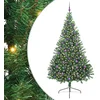 Image de vidaXL - Kunststof - Voorverlichte - Kerstboom - met - 300 - LED - Groen - 240 - cm - PVC