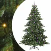 Image de vidaXL - Kunstmatige - Hinged - Kerstboom - Groen - 240 - cm - PVC - en - Staal