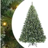 Image de vidaXL - Kunstkerstboom - met - 300 - LED - met - standaard - Groen - 180 - cm - PE - en - PVC