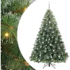 Image de vidaXL - Kunstkerstboom - met - 300 - LED - met - standaard - Groen - 240 - cm - PE - en - PVC