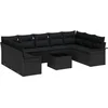Image de vidaXL - Tuinbank - Set - met - opslag - 10 - pcs - Beige - poly - rattan