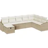 Image de vidaXL - Tuinbank - Set - 8 - st - poly - rattan