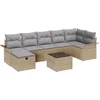 Image de vidaXL - Tuinbank - Set - 8 - st - Poly - rattan