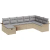 Image de vidaXL - Tuinbank - Set - 8 - st - Poly - rattan