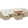 Image de vidaXL - Tuinbank - Set - 8 - pcs - Beige - poly - rattan