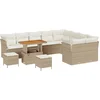 Image de vidaXL - Tuinbank - Set - 12 - st - Beige - poly - rattan