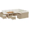 Image de vidaXL - Tuinbank - Set - 12 - st - Beige - poly - rattan