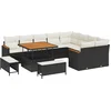 Image de vidaXL - Tuinbank - Set - 12 - st - Zwart - poly - rattan