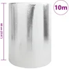 Image de vidaXL - Radiatorfolie - Zilver - 10 - x - 0,6 - m - Polyetheen