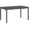 Image de vidaXL - Terrastafel - Antraciet - 180 - x - 80 - x - 74 - cm - Gepoedercoat - staal