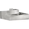Image de vidaXL - Plantenbak - Zilver - 100 - x - 100 - x - 50 - cm - Roestvrij - staal