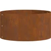 Image de vidaXL - Plantenring - Roestig - 40 - x - 40 - x - 20 - cm - weervast - staal