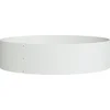 Image de vidaXL - Plantenring - Wit - 80 - x - 80 - x - 20 - cm - Koudgewalst - staal