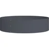 Image de vidaXL - Tuin - Plantpot - Antraciet - 80 - x - 80 - x - 20 - cm - Staal