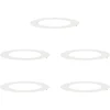 Image de vidaXL - geschikt - voor - vlakke - boomringen - 5 - pcs - Wit - Ø60 - / - 90 - cm - Staal