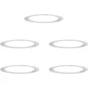Image de vidaXL - geschikt - voor - vlakke - boomringen - 5 - pcs - Zilver - Ø90 - / - 120 - cm
