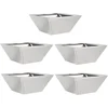 Image de vidaXL - Plantenbak - 5 - st - Zilver - 35 - x - 35 - x - 15 - cm - Roestvrij - staal