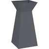 Image de vidaXL - Pilarenbak - Antraciet - 35 - x - 35 - x - 73 - cm