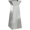 Image de vidaXL - Pilarenbak - Zilver - 40 - x - 40 - x - 100 - cm