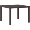 Image de vidaXL - Tuin - Tafel - Bruin - 100 - x - 100 - x - 73 - cm - poly - rattan