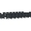 Image de vidaXL - Tuin - eettafelset - met - kussens - met - kussen - 17 - pcs - Antraciet - PP