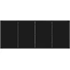 Image de vidaXL - Tuin - Eettafel - Set - met - kussen - 7 - pcs - Zwart - poly - rattan