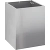 Image de vidaXL - Tuin - Plantpot - Gegevens - staal - 32 - x - 32 - x - 40 - cm - Gegevens - staal
