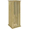 Image de vidaXL - Plantkisten - Bruin - 33 - x - 33 - x - 85 - cm - Geïmpregneerd - grenenhout