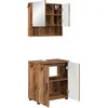 Image de vidaXL - Badkamermeubel - Set - 2 - st - Oud - Hout - 61 - x - 35 - x - 64 - cm