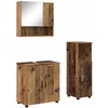 Image de vidaXL - Badkamermeubel - Set - 3 - st - Oud - Hout - 61 - x - 35 - x - 64 - cm