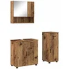 Image de vidaXL - Badkamermeubel - Set - 3 - st - Oud - Hout - 61 - x - 35 - x - 64 - cm