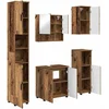 Image de vidaXL - Badkamermeubel - Set - 5 - pcs - Oud - Hout - Bewerkt - hout - & - Metaal