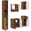 Image de vidaXL - Badkamermeubel - Set - 5 - pcs - Oud - Hout - Bewerkt - hout - & - Metaal