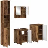 Image de vidaXL - Badkamermeubel - Set - 4 - st - Oud - Hout - 61 - x - 35 - x - 64 - cm