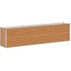 Image de vidaXL - Verhoogde - plantenbak - Lichtbruin - 290 - x - 50 - x - 68 - cm - Gegevens - staal