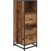 Image de vidaXL - Badkamermeubel - Set - Oud - Hout - 35 - x - 37,5 - x - 100 - cm - Bewerkt - hout