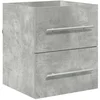 Image de vidaXL - Wastafelkast - Beton - Grijs - 38,5 - x - 41 - x - 48 - cm - Bewerkt - hout