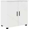 Image de vidaXL - Badkamerkast - met - opslag - Hoogglans - wit - 61 - x - 35 - x - 64 - cm
