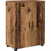 Image de vidaXL - Badkamerkast - Oud - Hout - 60 - x - 35 - x - 80 - cm - Bewerkt - hout - & - Metaal