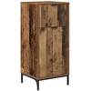 Image de vidaXL - Badkamerkast - Oud - Hout - 39,5 - x - 36 - x - 88 - cm - Bewerkt - hout - & - Metaal